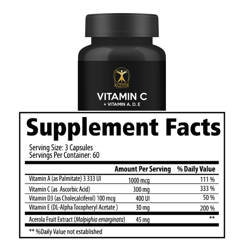 Vitamin C + Vitamin A, D, E